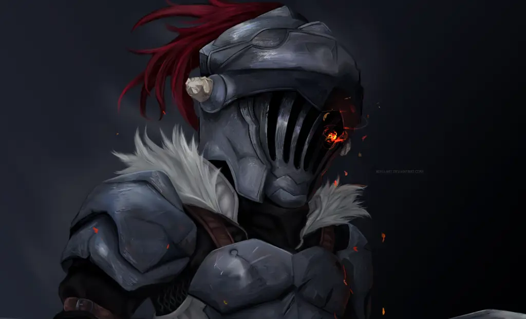 Ilustrasi karya seni anime Goblin Slayer