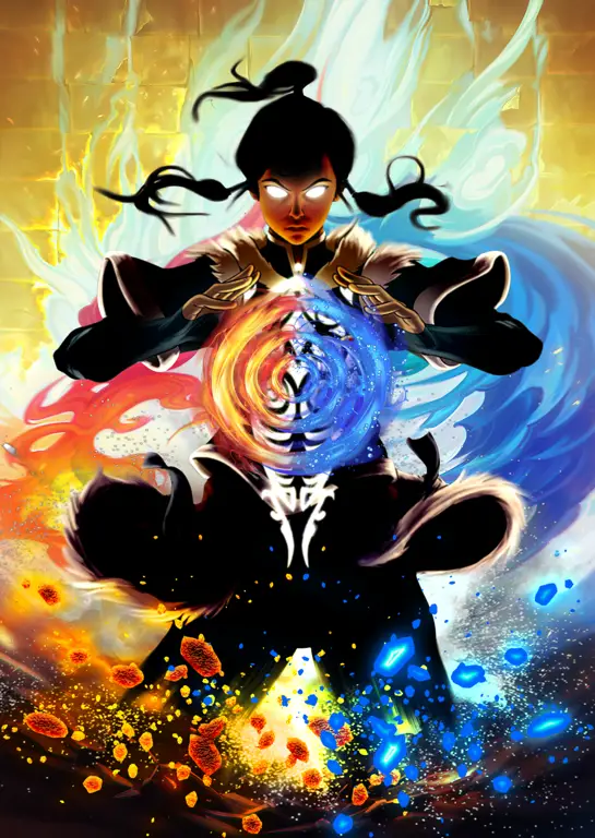 Gambar seni dari seri Avatar Korra