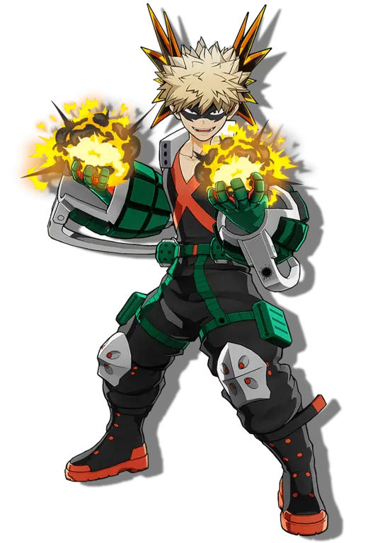 Gambar Katsuki Bakugo, saingan Izuku Midoriya