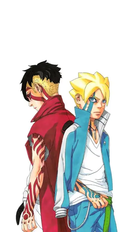 Gambar karakter Kawaki dari anime Boruto