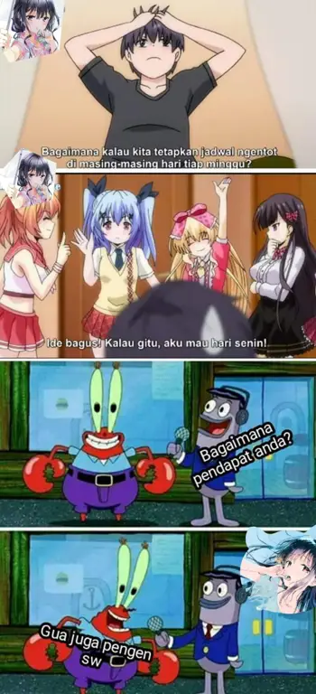 Berbagai karakter anime nekopoi