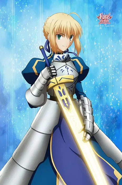 Saber dalam Fate Stay Night Unlimited Blade Works