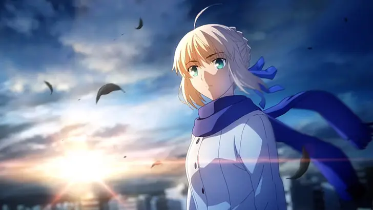 Saber dalam Fate Unlimited Blade Works