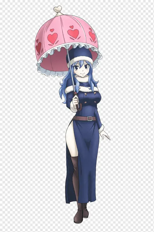 Gambar Grey dan Juvia bahagia bersama