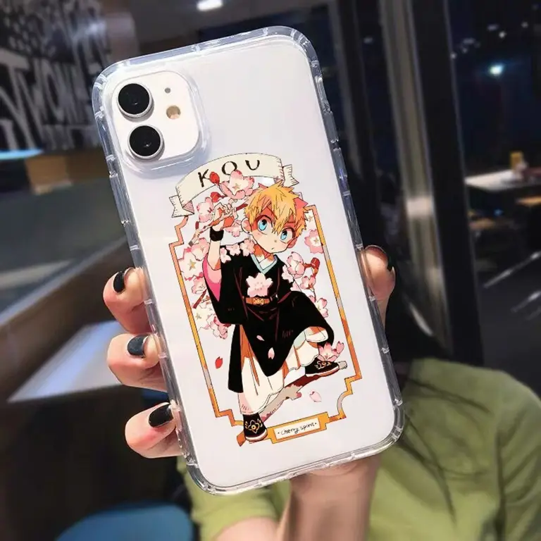 Pelanggan yang puas dengan casing HP anime barunya