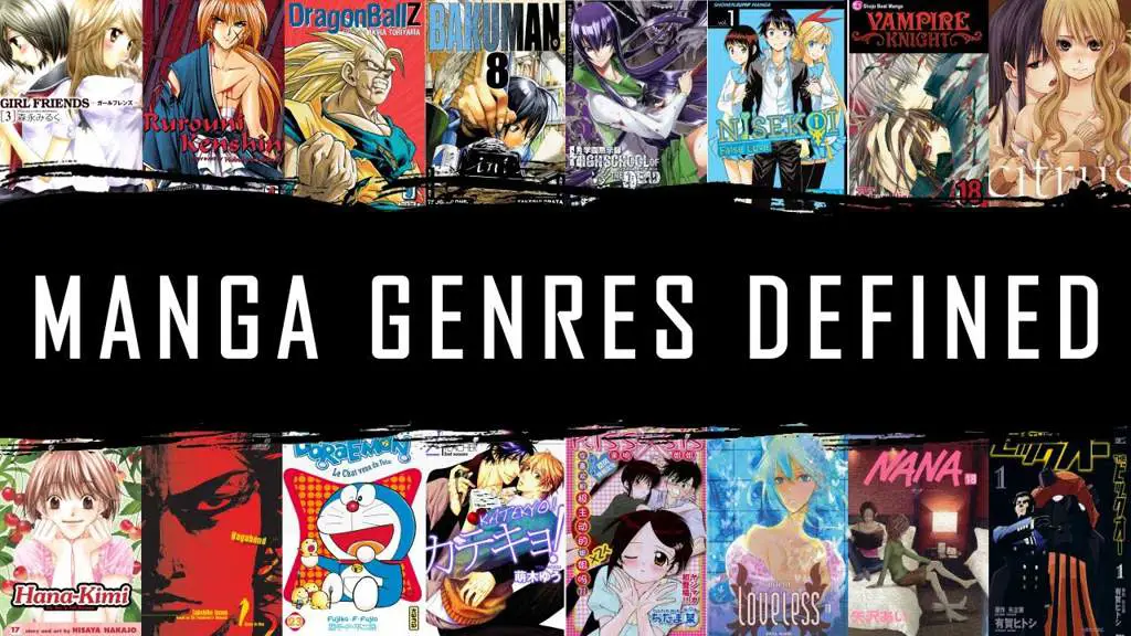 Berbagai genre manga