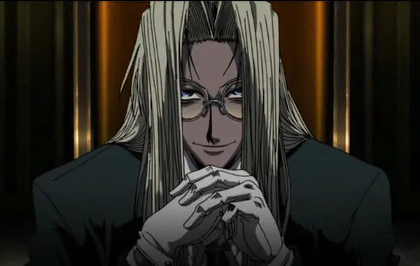 Integra Hellsing sedang bertarung melawan musuh.