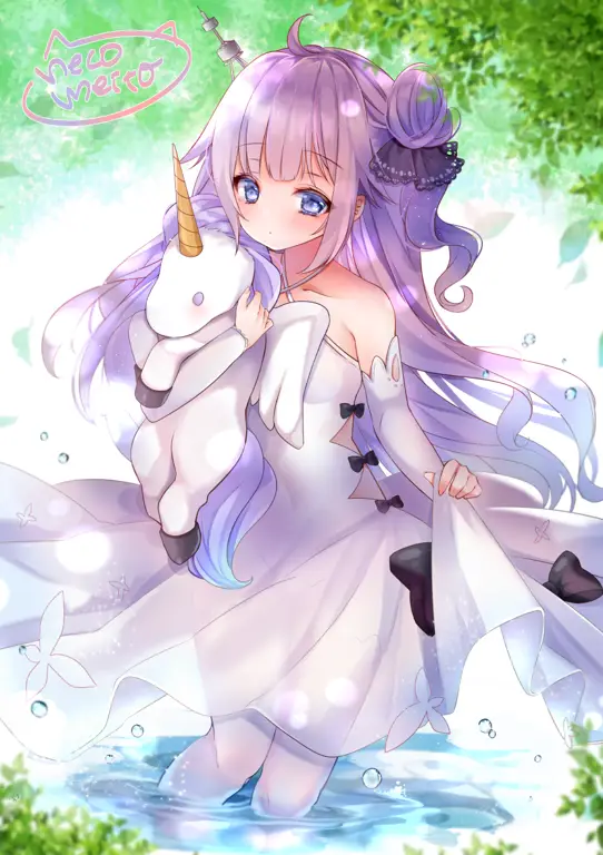 Ilustrasi Unicorn dari Azur Lane