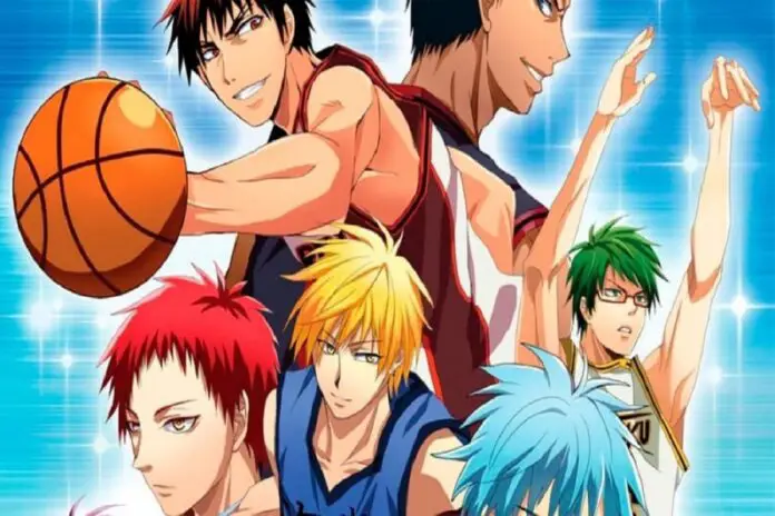 Adegan aksi bola basket anime yang menegangkan