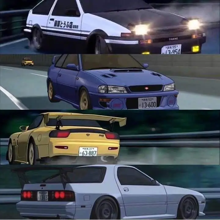 Mobil AE86 Trueno ikonik dari Initial D