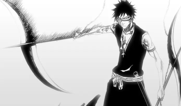 Hisagi Shūhei menggunakan Shikai-nya.