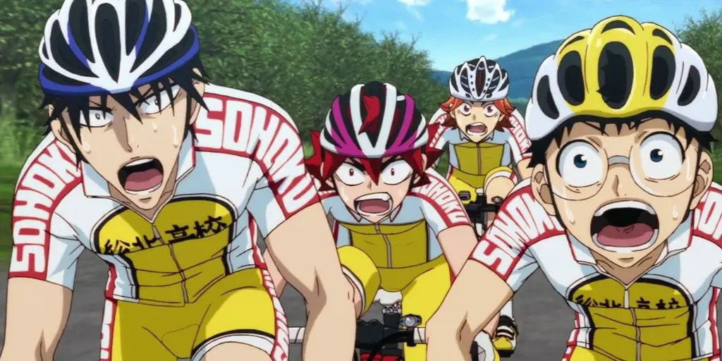 Balapan sepeda dalam anime Yowamushi Pedal