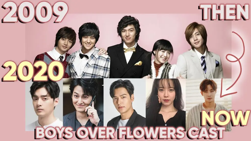 Foto F4 dalam drama Boys Before Flowers