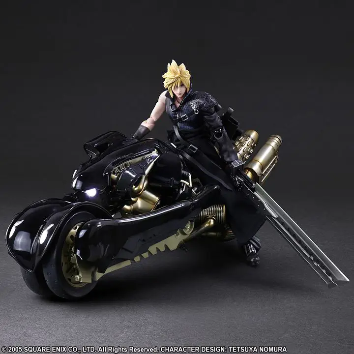 Gambar Cloud Strife dalam Final Fantasy VII Advent Children