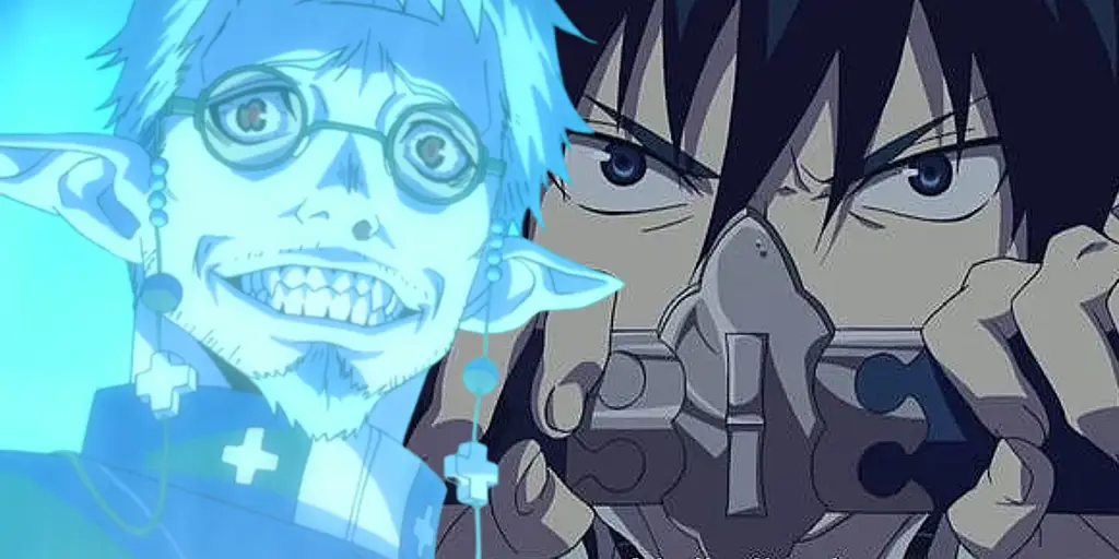 Gambar Satan yang mengancam dalam Blue Exorcist