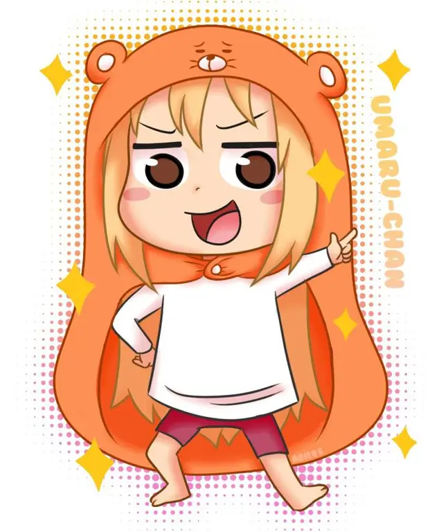 Gambar chibi Umaru-chan yang menggemaskan