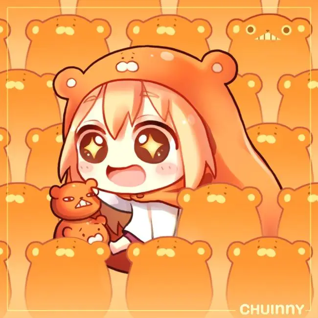 Gambar chibi Umaru Doma yang lucu