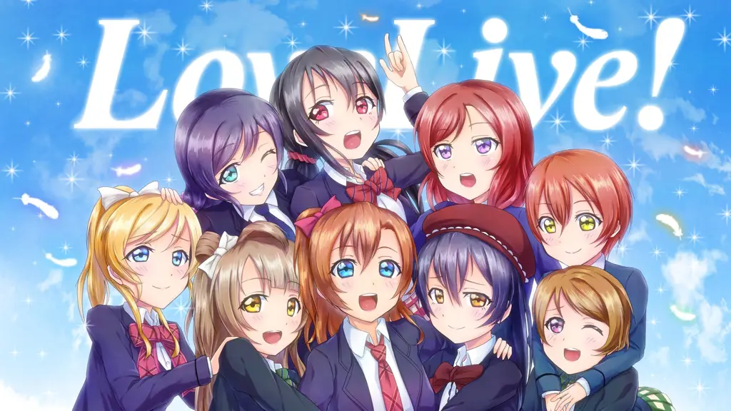 Para penggemar Love Live! yang antusias dalam sebuah konser.