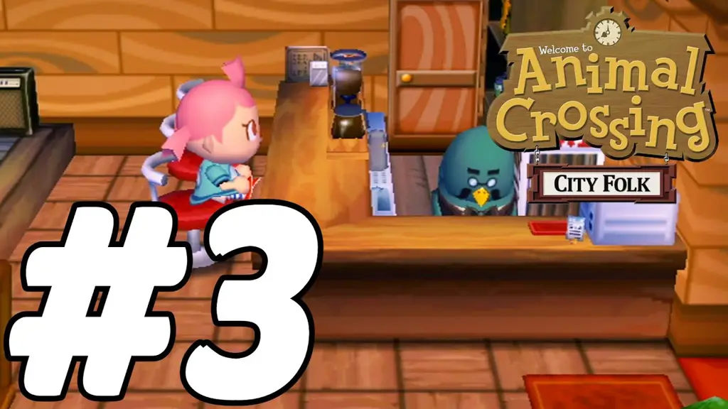 Kegiatan Menyenangkan Gambar aktivitas memancing di Animal Crossing City Folk