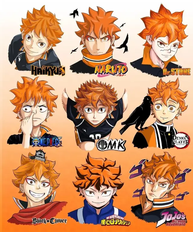 Potret Hinata Shoyo, karakter utama dalam Haikyuu!!