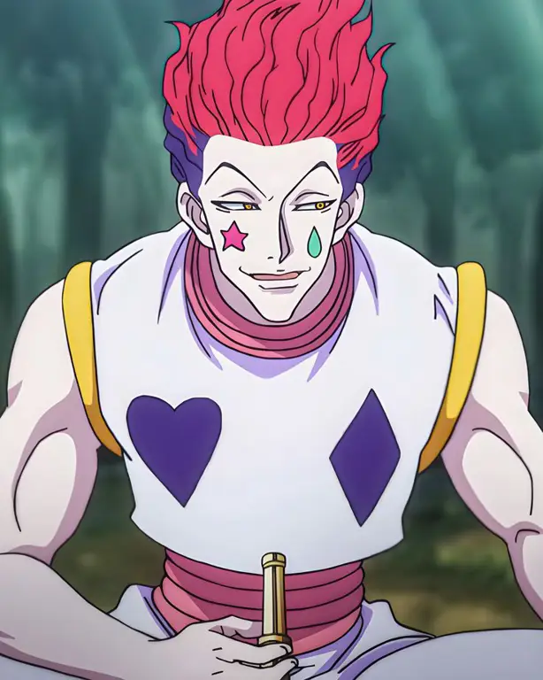 Hisoka Morow, karakter antagonis yang misterius dalam Hunter x Hunter