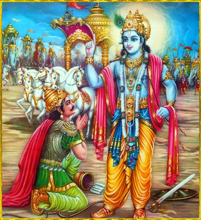 Gambar tokoh Krishna dalam Mahabharata