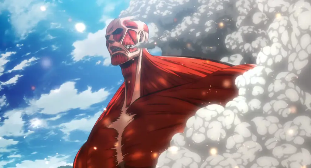 Gambar Colossal Titan di Attack on Titan Season 1