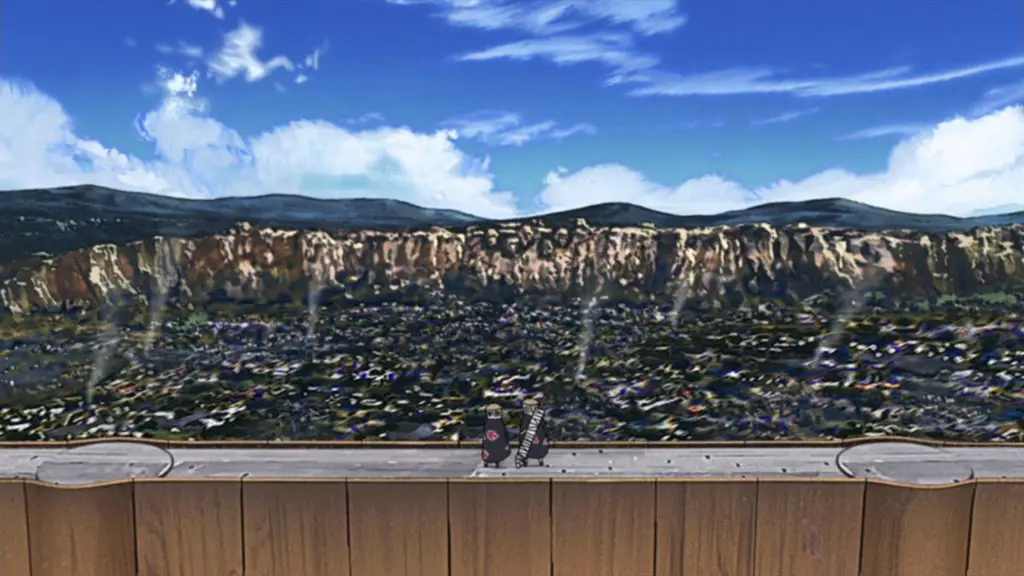 Kehancuran yang Menakjubkan Lanskap dalam Naruto Shippuden