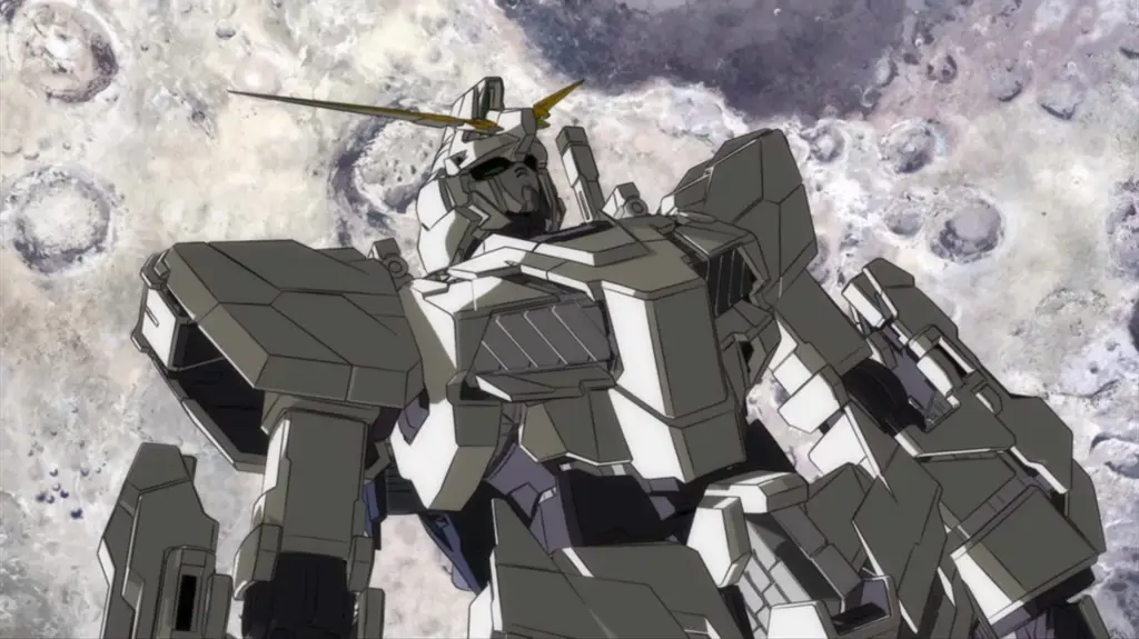 Animasi Mobile Suit Gundam Unicorn yang detail dan memukau