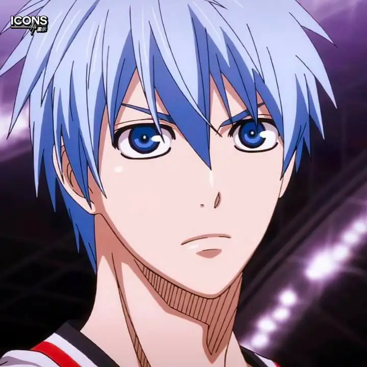 Kuroko Tetsuya bermain basket dengan penuh semangat