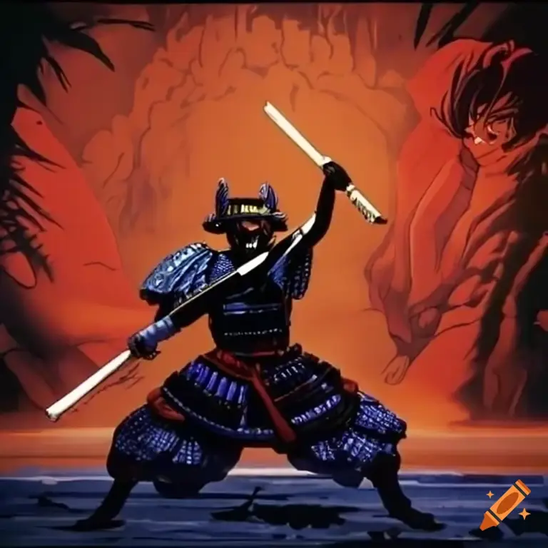 Adegan pertarungan samurai yang epik dalam film Basara