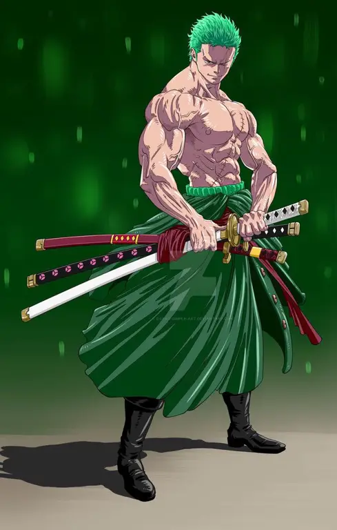 Gambar Zoro Roronoa dari One Piece