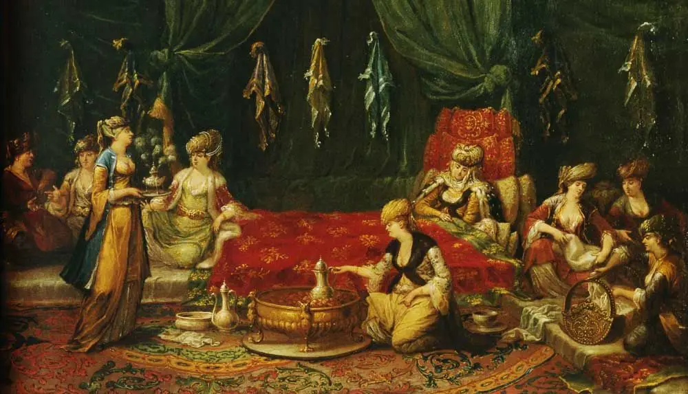 Interior harem di masa kerajaan Ottoman