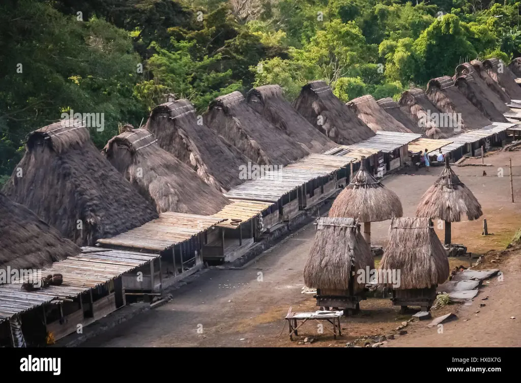 Gambar sebuah desa di Indonesia