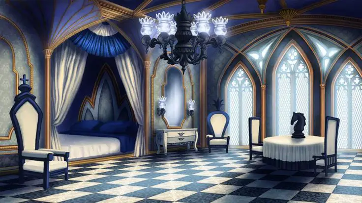 Interior istana anime