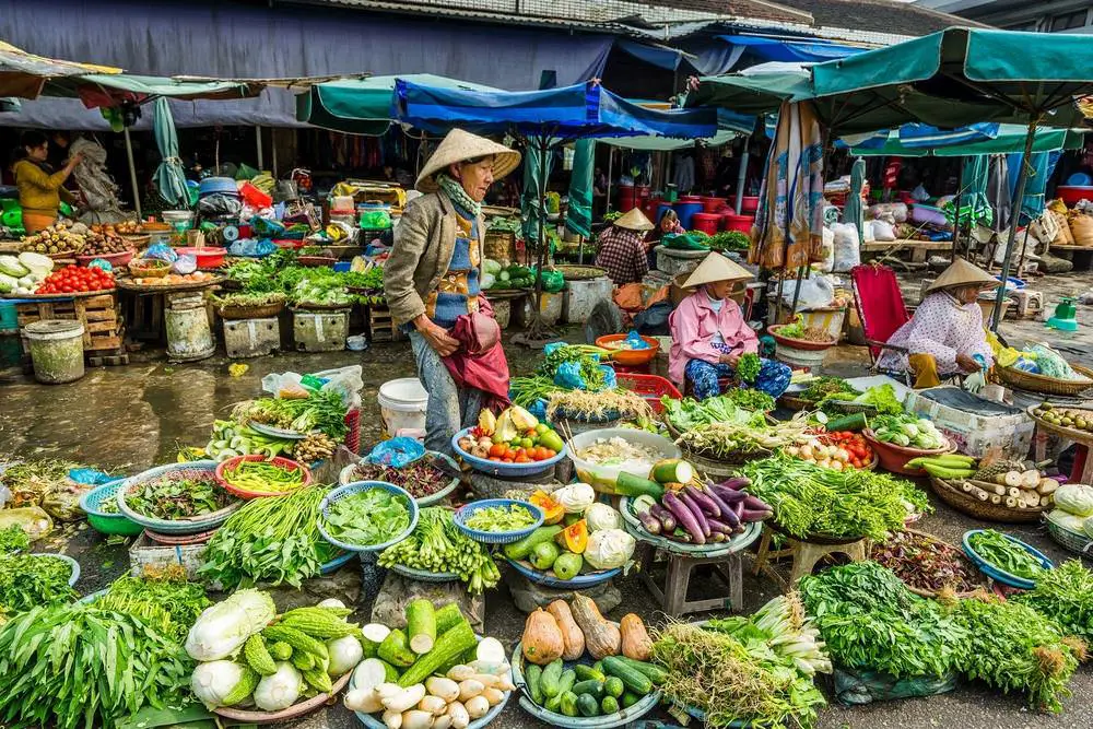 Pasar lokal di Simalungun