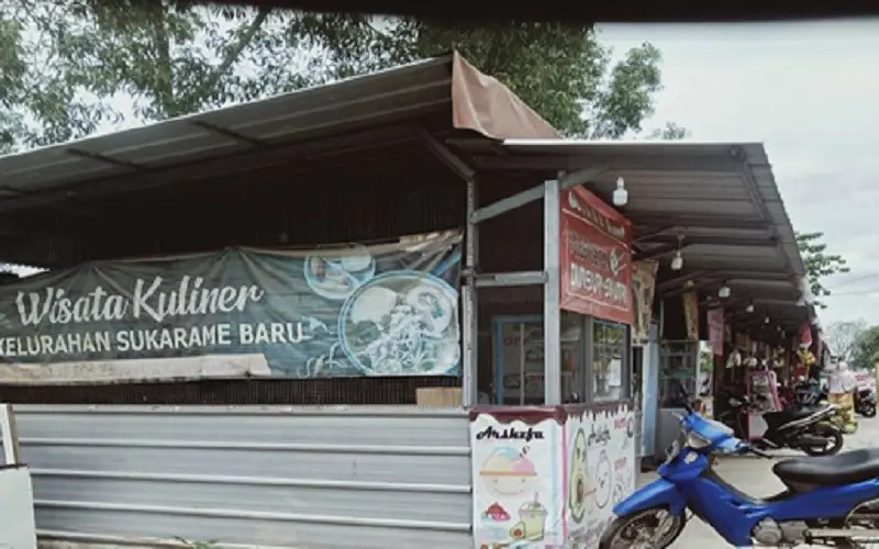 Suasana Jalan di Sukarame, Bandar Lampung