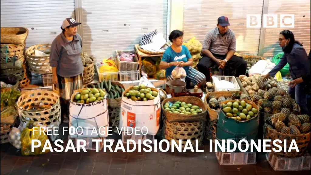 Suasana ramai di Pasar Bandar Pacitan