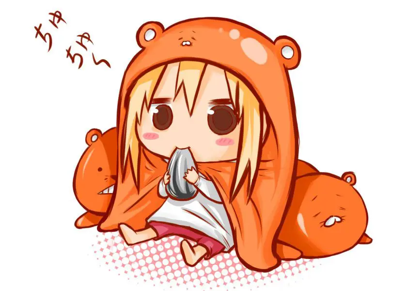 Gambar chibi Umaru-chan yang menggemaskan