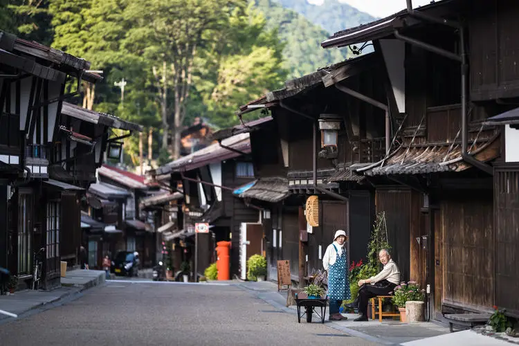 Suasana pedesaan di Jepang yang tenang dan asri