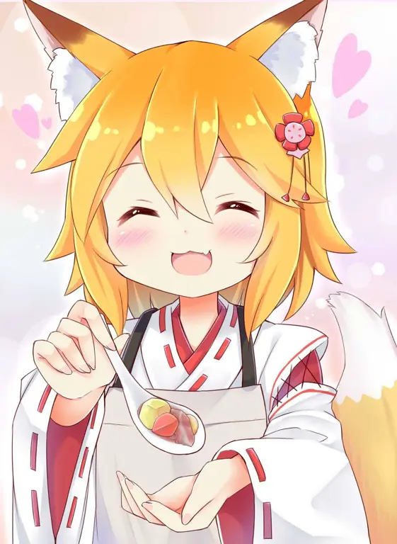 Senko-san sedang bersantai