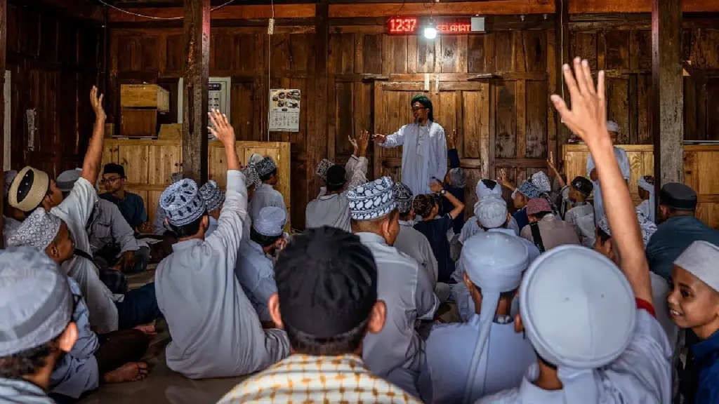 Suasana pesantren di Indonesia