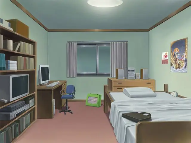Kehidupan sehari-hari teman sekamar dalam anime Karakter anime berbagi kamar