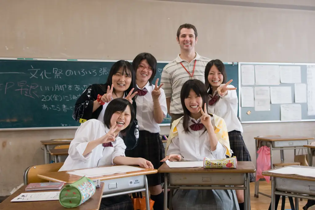 Gambar kehidupan sekolah di Jepang yang menggambarkan suasana seishun