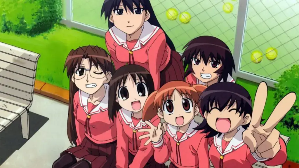 Gambar kehidupan sekolah di anime Azumanga Daioh