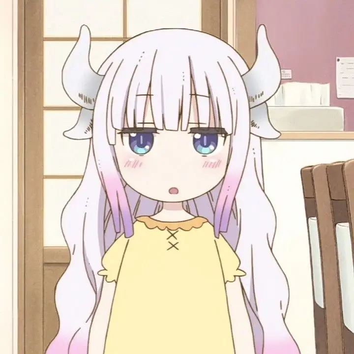 Kanna, naga imut dalam anime Miss Kobayashi's Dragon Maid