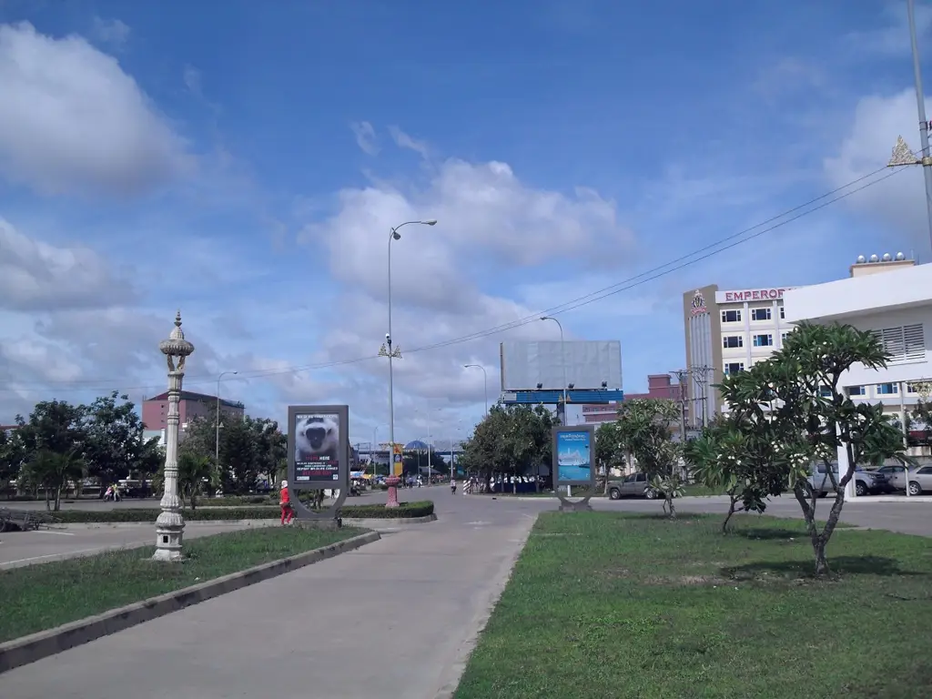 Pemandangan alam di sekitar Bavet, Kamboja