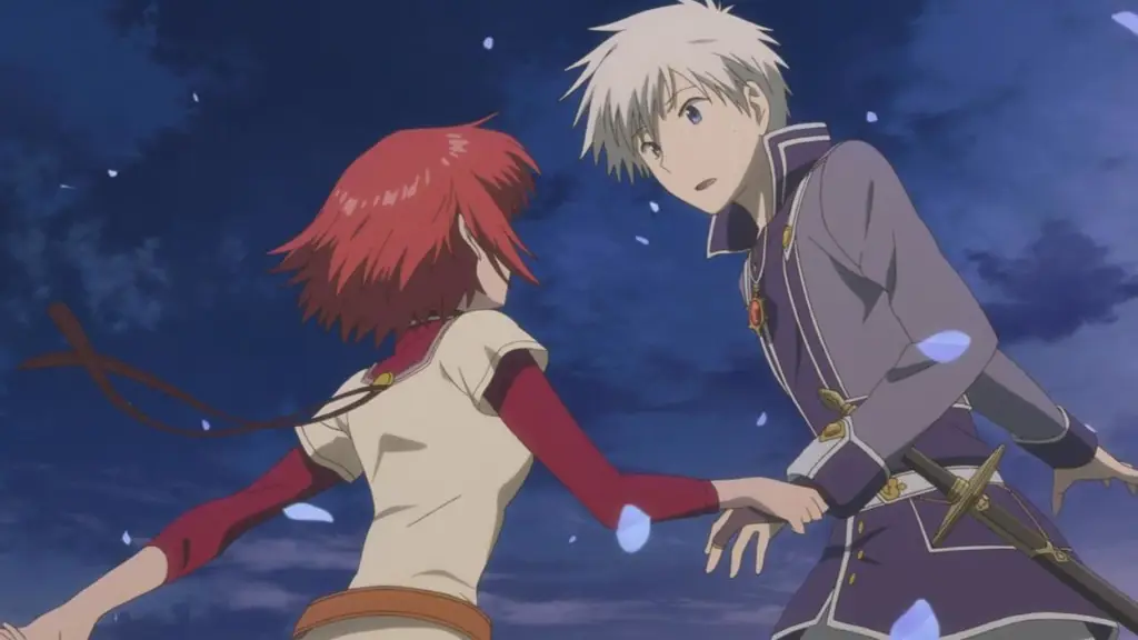 Pemandangan indah dalam anime Akagami no Shirayuki Hime