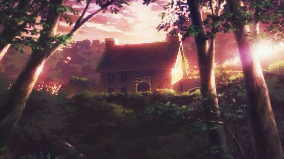 Pemandangan indah dalam anime Akagami no Shirayukihime