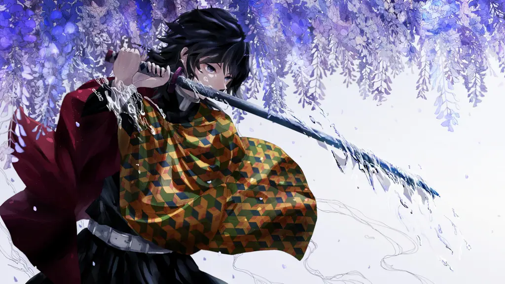 Pemandangan alam dalam anime Kimetsu no Yaiba